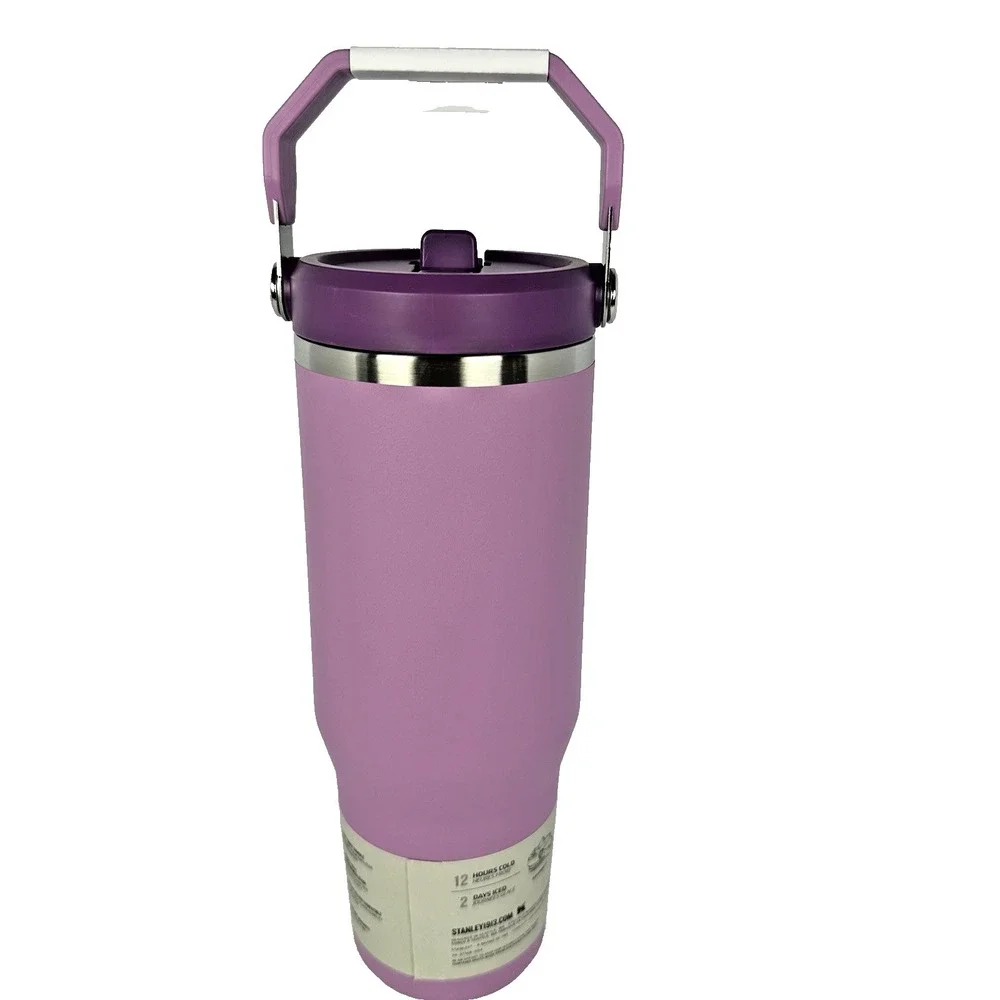 Stanley Tumbler Purple Lavender IceFlow Flip Straw 30oz Insulated Leak Resistant